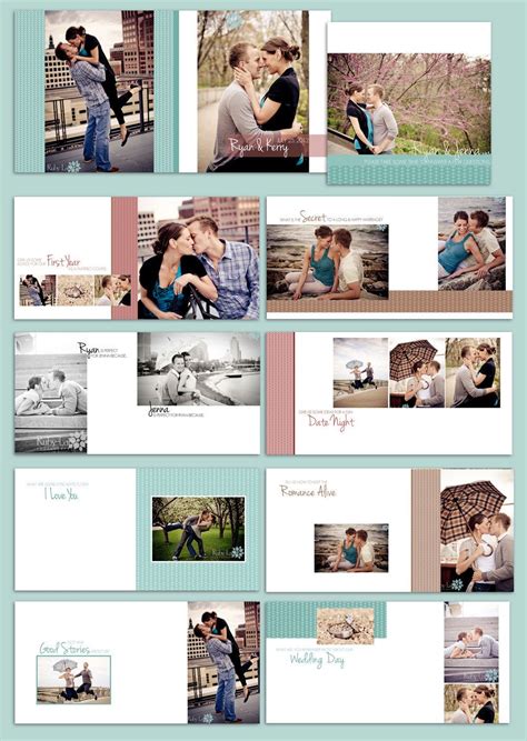 How to Make Your Own Wedding Album with Tips and Ideas: Layout Template ...