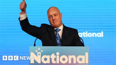 New Zealand election: National party's Chris Luxon claims victory - BBC ...