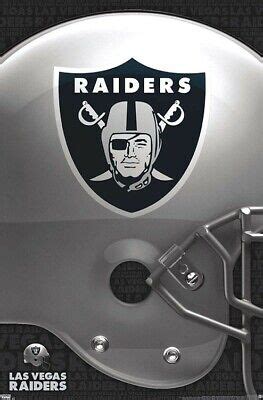 LAS VEGAS RAIDERS 2020 Official NFL Football Team Helmet Logo WALL ...