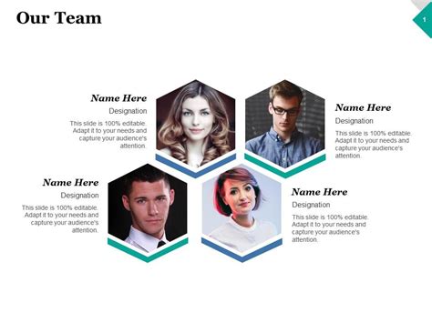 Our team introduction ppt inspiration graphics example | Presentation Graphics | Presentation ...