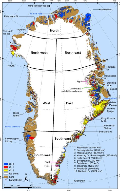 Greenland National Park Map