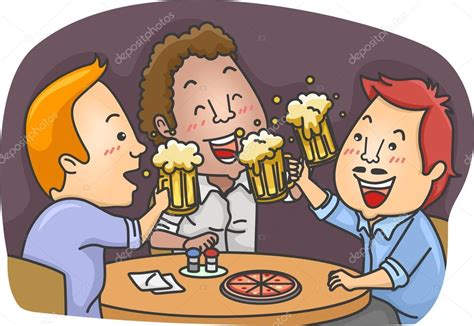 Hombres bebiendo cerveza: fotografía de stock © lenmdp #58948655 | Depositphotos