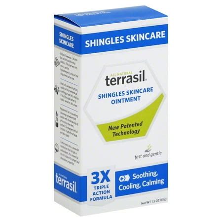 Terrasil® Shingles Skincare Ointment with All-Natural Activated ...