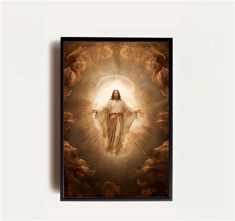 Ascension of Jesus Christ,digital Print,jesus Watercolor,jesus Wall Art ...