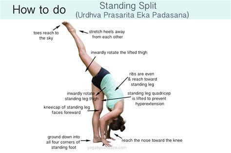 How to do a Standing Split — YOGABYCANDACE