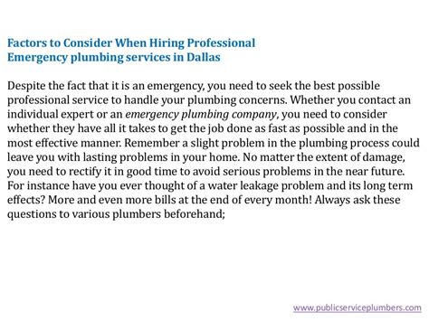 Need Emergency Plumbing In Dallas But Not Sure?