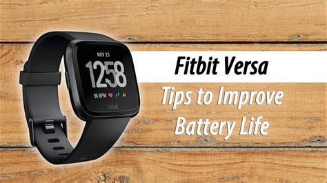 Fitbit Versa (Lite) Tips to Improve Your Battery Life - YouTube