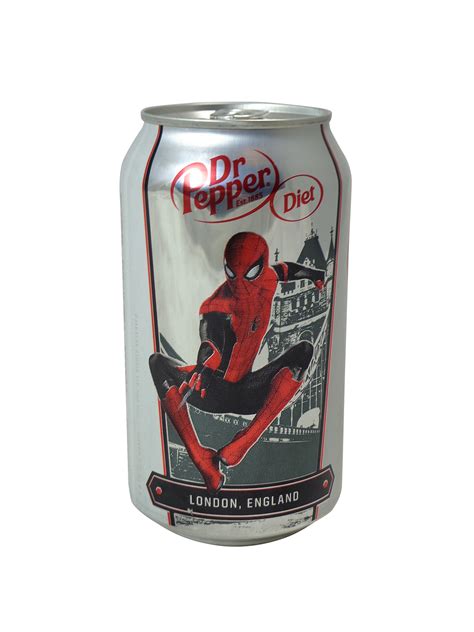 Diet Dr Pepper 12oz Spider-Man: Far from Home London England can