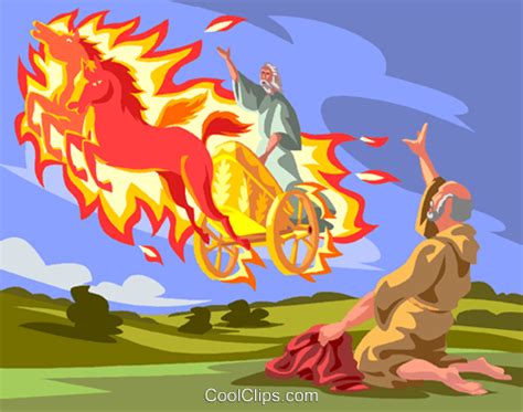 Elijah's Fire Royalty Free Vector Clip Art illustration vc037990 | Elijah, Bible pictures, Bible ...