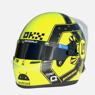 F1 Kevin Magnussen Helmet 2023 - 3D Model by Cactus3D