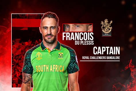 RCB Captain IPL 2022: RCB announce Faf du Plessis as NEW CAPTAIN, Follow live updates