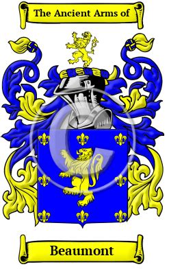 Beaumont Name Meaning, Family History, Family Crest & Coats of Arms