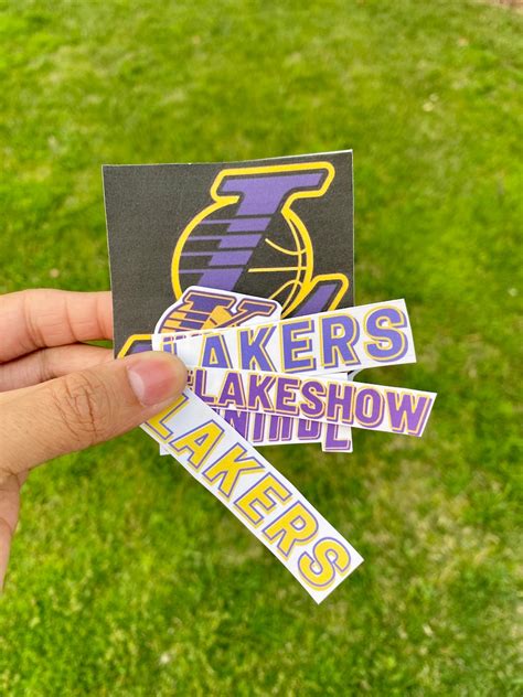 Los Angeles Lakers Sticker Pack | Etsy