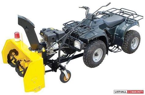 Honda atv snowblower attachment