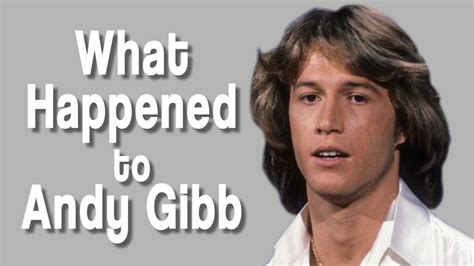 What happened to ANDY GIBB? - YouTube