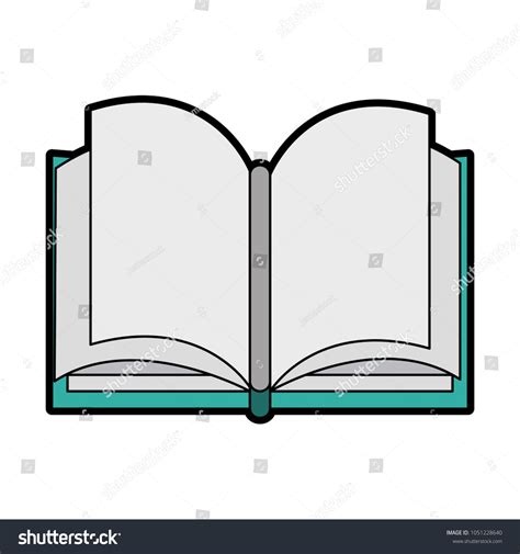 Book Open Symbol Stock Vector (Royalty Free) 1051228640 | Shutterstock