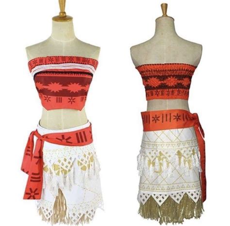 Adult Moana Costume, Women's Fashion, Dresses & Sets, Sets or Coordinates on Carousell