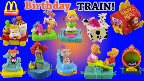 McDonald's Happy Meal toys Birthday Train | Happy meal mcdonalds, Happy ...