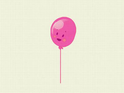 Balloon deflate by Niña on Dribbble