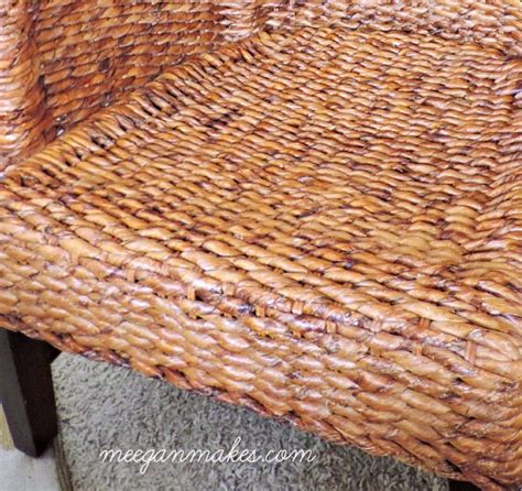 How To Repair a Rattan Chair - What Meegan Makes