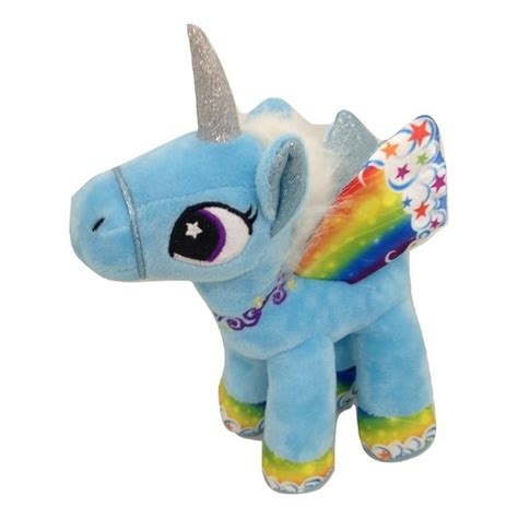 KIPP - Blue Unicorn with Wings Soft Stuffed Plush Animal Toy - 8" - Walmart.com - Walmart.com