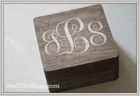 Monogrammed Jewelry Box (Last Minute Gift Idea) - the DIY village