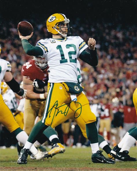 Aaron Rodgers 8x10 print Packers Signed Autograph | Etsy