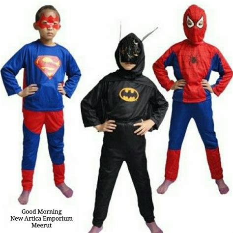 Boys Polyester Kids Super Hero Fancy Dress at Rs 120 in Meerut | ID: 13979226412