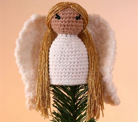 Amigurumi Angel Christmas Tree Ornament Free Crochet Patterns – Free ...