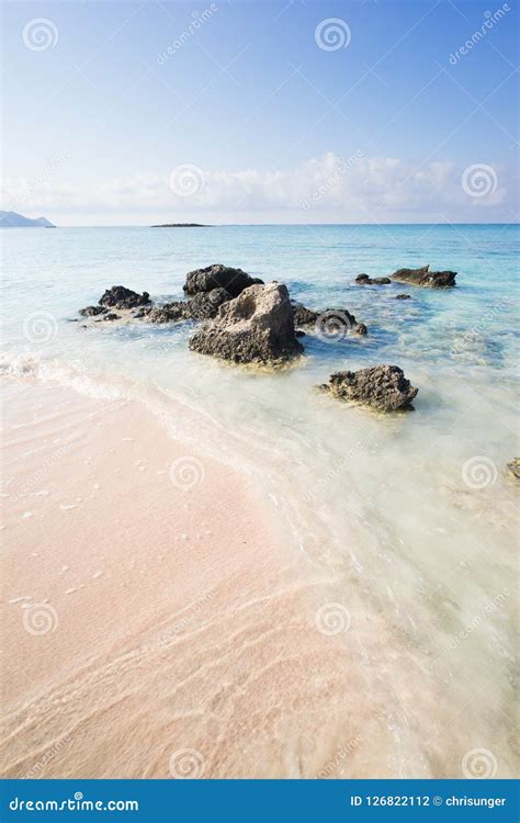 Elafonissi Beach in the Morning Stock Photo - Image of shore, greece: 126822112