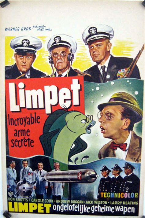 "LIMPET" MOVIE POSTER - "THE INCREDIBLE MR. LIMPET" MOVIE POSTER