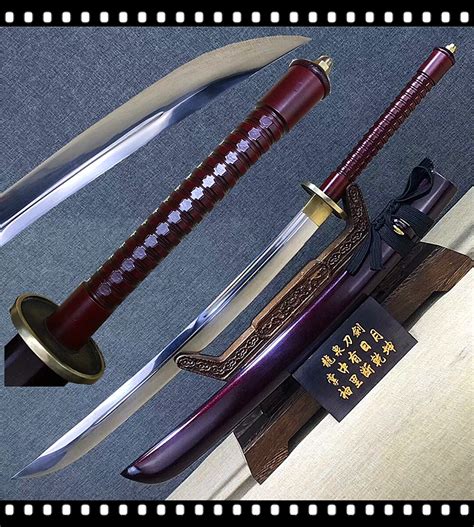 Chinese Sabre Sword Spring Steel Blade Sharp Chinese Saber Dao Sword ...