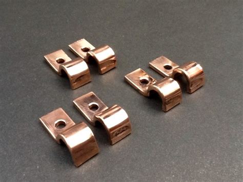 8mm Copper P Clips Pipe Fasteners For 8mm OD Pipe