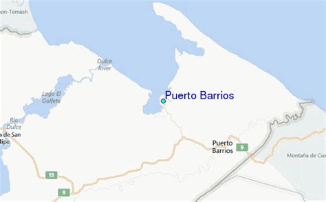 Puerto Barrios Tide Station Location Guide