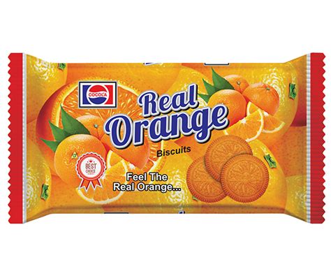 Real Orange Biscuits (Big) - Cocola Food Products Limited