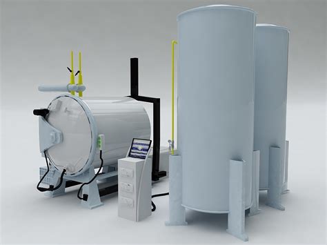 vacuum furnace 3d model