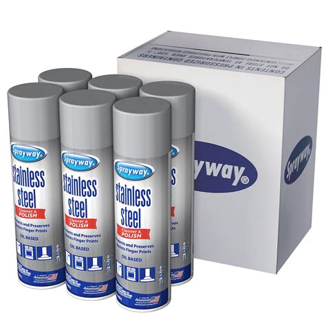 Spray way Stainless Steel Cleaner and Polisher 15 oz. 6 Pk. - Walmart.com - Walmart.com