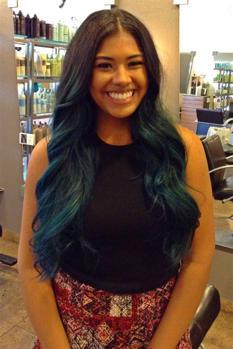 Dark Turquoise Hair Dye