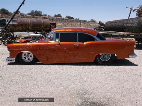 1955 Chevy Bel Air Pro Street / Street Rod (custom Paint, Flames, Built 468 Cu In.