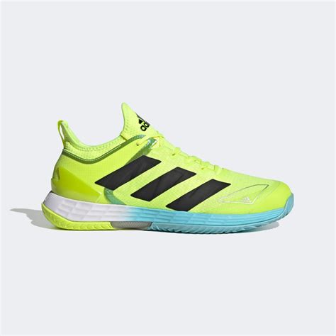 Adidas Mens Adizero Ubersonic 4 Tennis Shoes - Solar Yellow - Tennisnuts.com