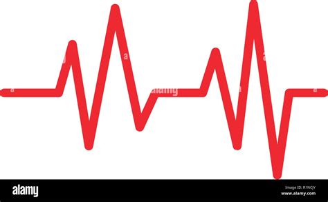 Herzschlag ekg Grafik Design template Vector Illustration Stock ...