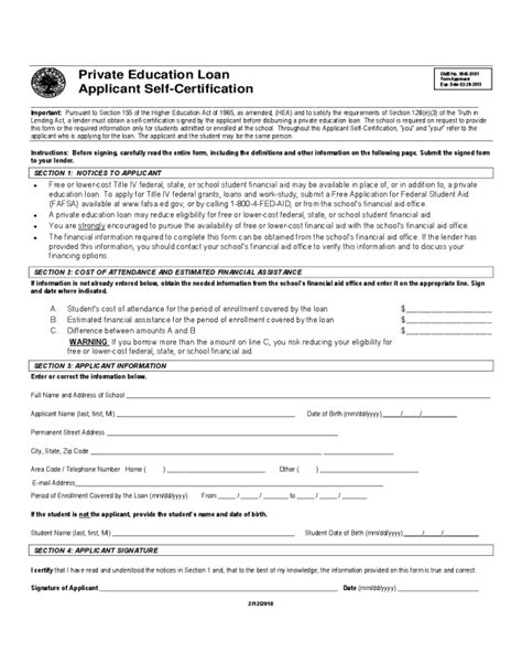 2024 Student Loan Application Form - Fillable, Printable PDF & Forms | Handypdf