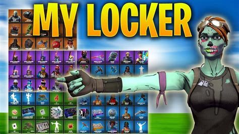 My Fortnite Locker//Very Rare Skins!! - YouTube