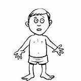 Sunburn Boy Coloring Sheet sketch template