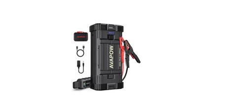 AVAPOW 4000A Multi Function Portable Car Jump Starter User Manual