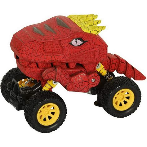 Aeromax Dino-Faur Pull Back Dinosaur Truck | Red - Walmart.com - Walmart.com