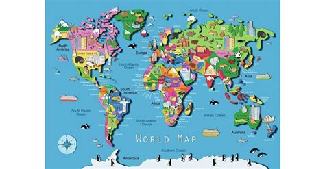 World Map | 1-100 Pieces | Puzzle Master Inc