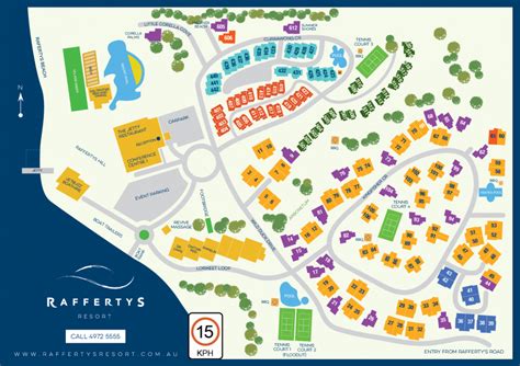 Resort Facilities & Map - Raffertys Resort