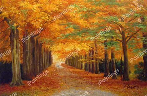 Autumn In The Forest Painting by Our Originals Reproduction | iPaintings.com