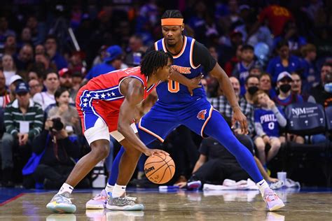 Knicks 106, 76ers 104: Scenes from the wackiest win of the season ...